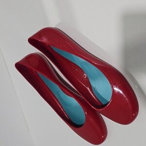 OKA.B Red Women's Ballet Flats